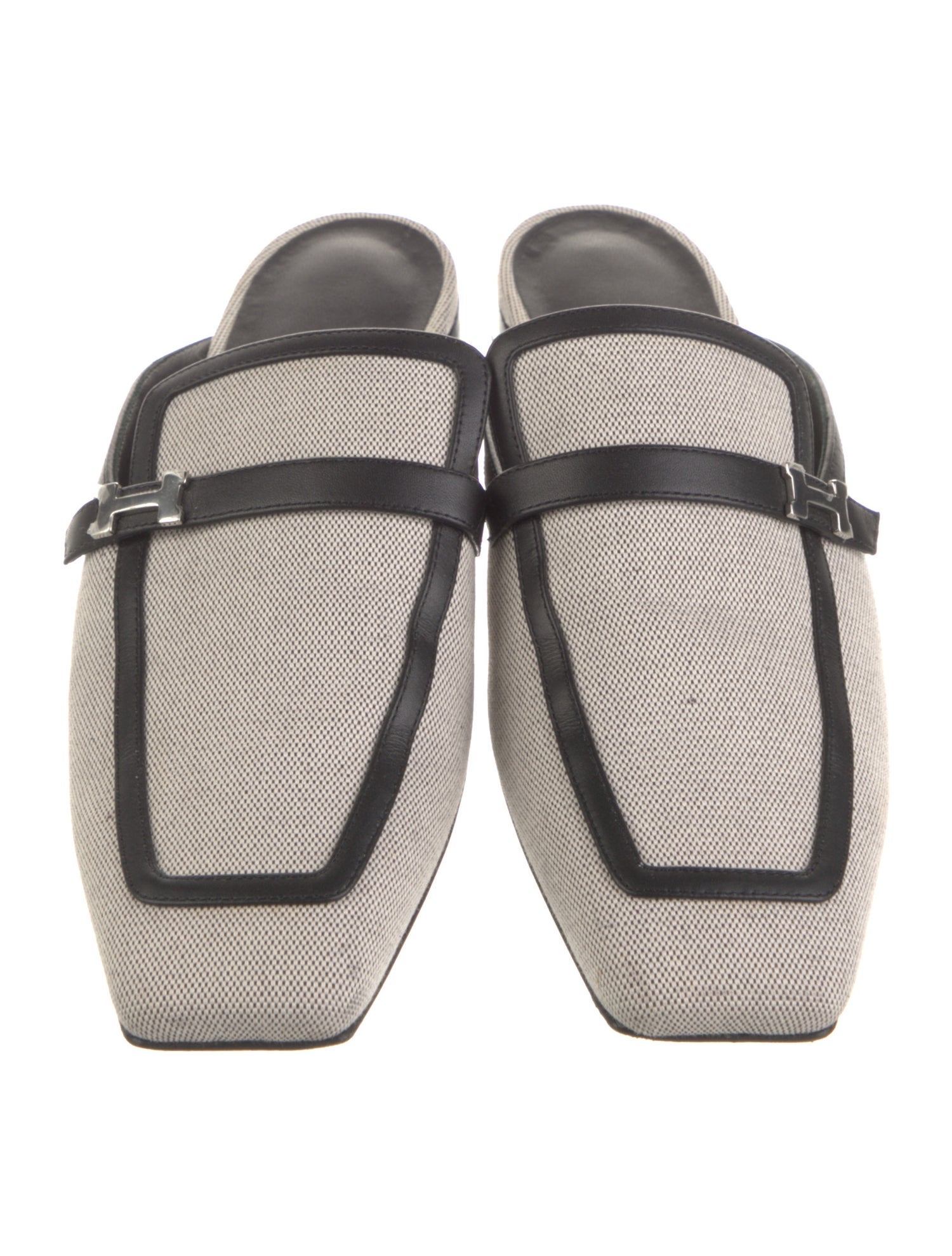 Hermès Groupie H Logo Mules